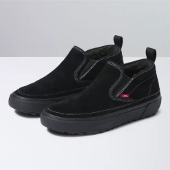 Vans Mid Slip MTE-1 - Black & Black Suede All Footwear