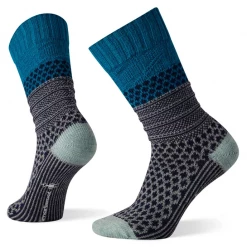 Smartwool Accessories Women's Everyday Popcorn Cable Crew Socks - Ocean Abyss