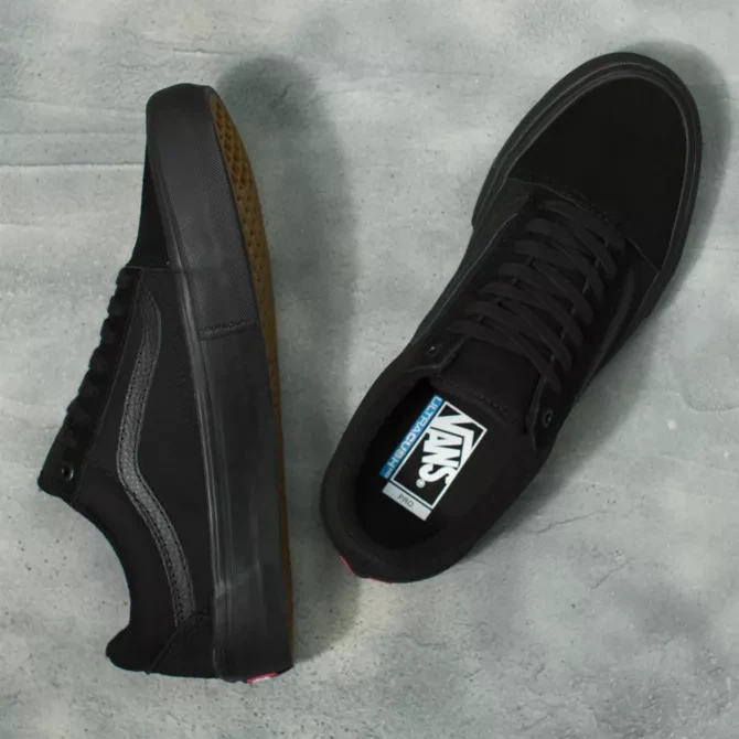 Vans All Footwear Skate Old Skool Pro Classic - Blackout 4 Vans All Footwear Skate Old Skool Pro Classic - Blackout