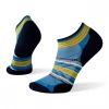 Smartwool Run Light Targeted Cushion Pattern Low Cut Sock - Neptune Blue