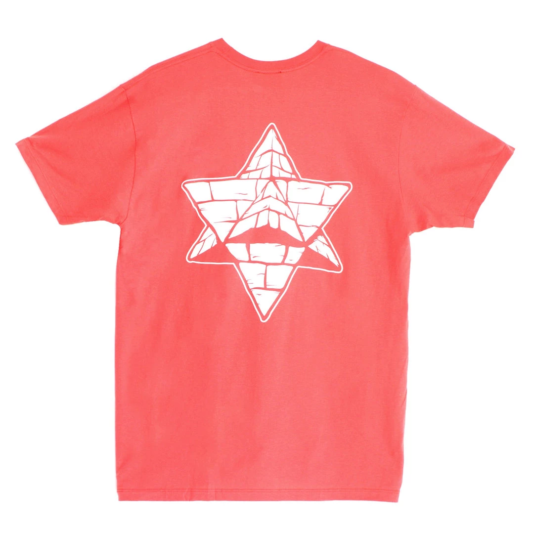 Pyramid Country Men's Glogo Tee - Coral 4 Pyramid Country Men's Glogo Tee - Coral