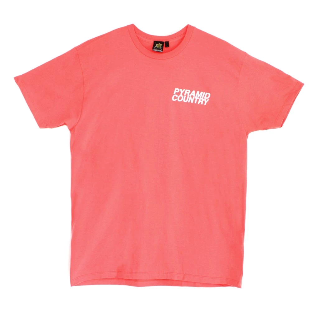 Pyramid Country Men's Glogo Tee - Coral 3 Pyramid Country Men's Glogo Tee - Coral