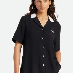 Brixton BUNKER BLOCK BOYFRIEND S/S WOVEN