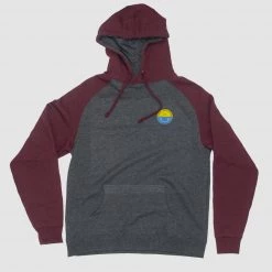 Eos Surf Shop Circle Logo Raglan Hoodie