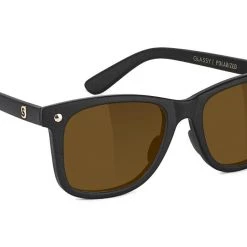 Glassy Mike Mo Premium Polarized - Matte Black / Brown Lens Sale