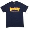 Men's Thrasher Flame Tee - Navy