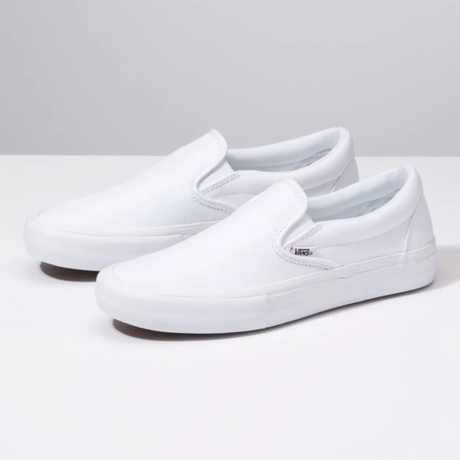 Vans Skate Classics Slip On - White 3 Vans Skate Classics Slip On - White