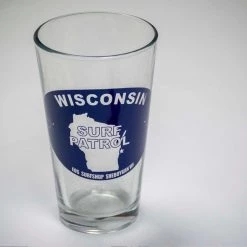 Eos Surf Shop Wisconsin Surf Patrol Pint Glass Accessories