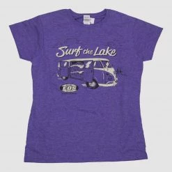 Eos Surf Shop Womens Surf The Lake Shirt- Purple Women's