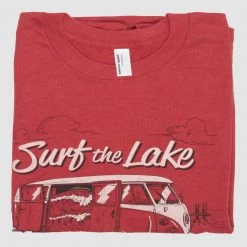 Eos Surf Shop Men's Surf The Lake Shirt - Red