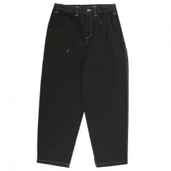 TOA THEORIES STAMP LOUNGE PANTS - BLACK CONTRAST STITCH