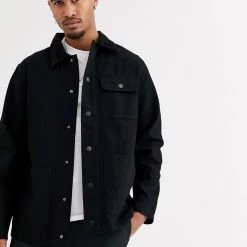 Vans Drill Chore Jacket In Black