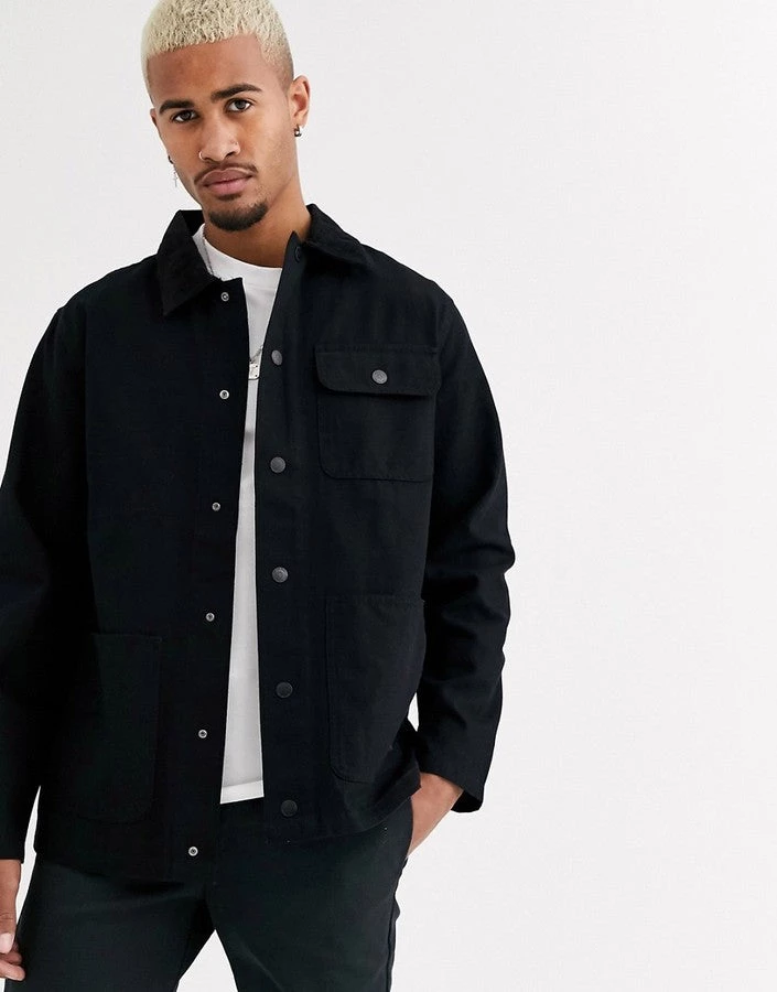 Vans Drill Chore Jacket In Black 3 Vans Drill Chore Jacket In Black