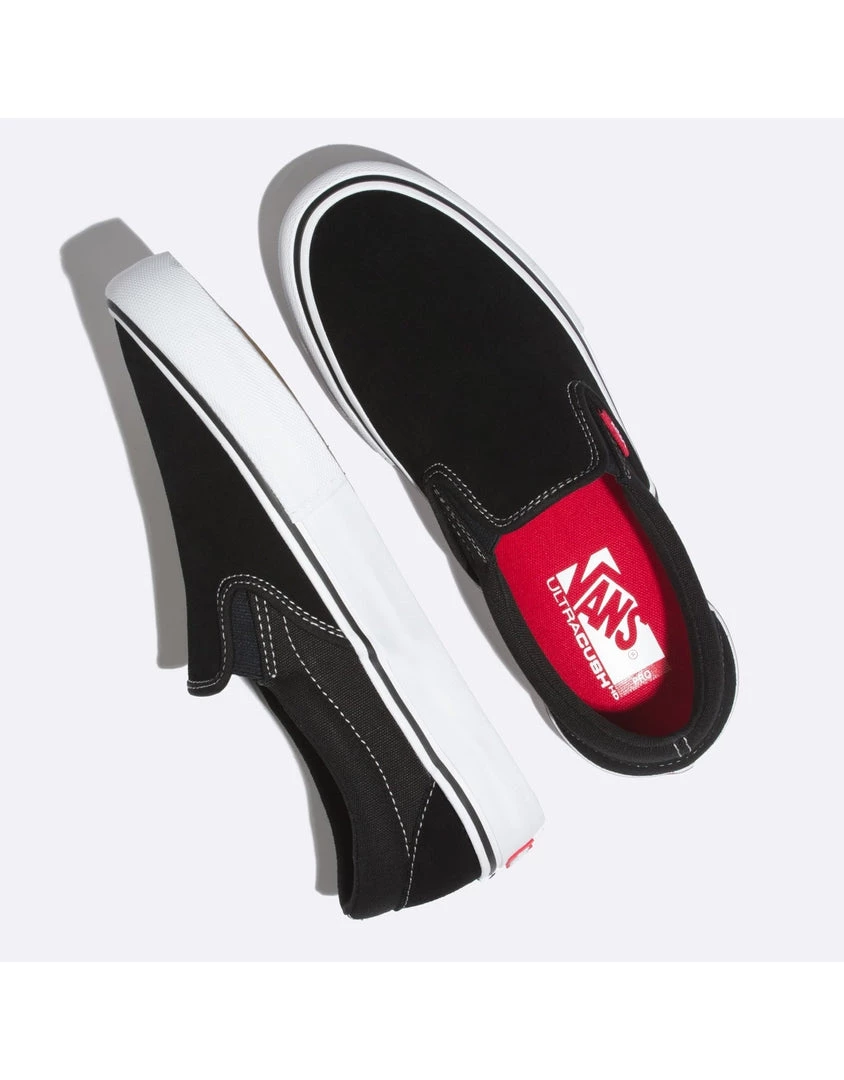 Vans Slip On Pro Black & White 4 Vans Slip On Pro Black & White