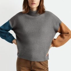 Brixton Burning Up Sweater - Heather Grey Women's